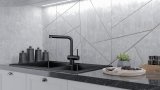 Смеситель для кухни Paulmark DOSSE, черный, Do214418-BLM