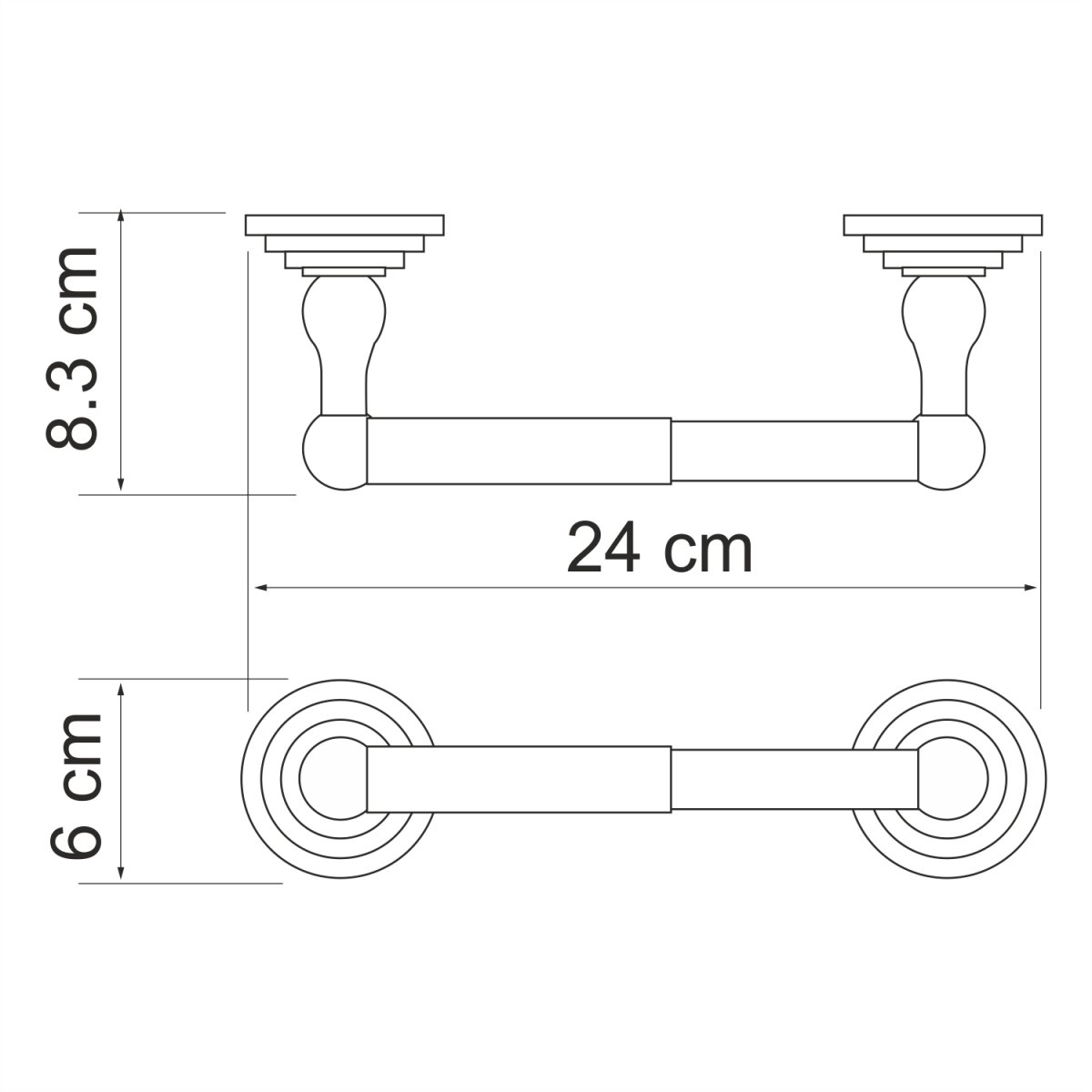 Держатель туалетной бумаги WasserKraft 7022
