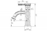 ZorG A 115U-SL смеситель на умывальник