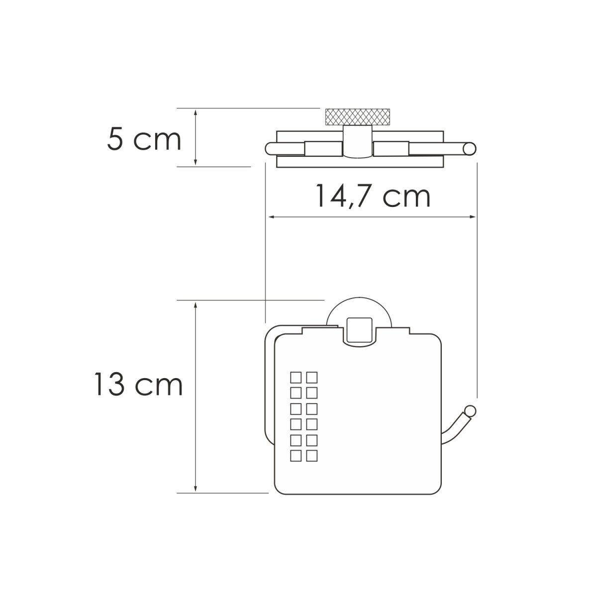 Держатель туалетной бумаги WasserKraft 46625