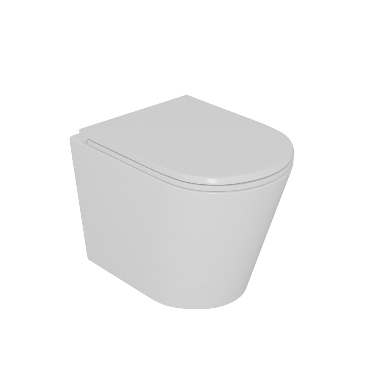 Унитаз подвесной безободковый D&K Venice DT1026516, белый