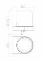 Дозатор мыла WONZON & WOGHAND, Темный графит (WW-5251-GM)