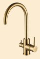 Смеситель для кухни Paulmark ESSEN, золото, ES213211-G