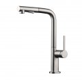 Смеситель для кухни Paulmark NEO, брашированная сталь, Ne214419-BS