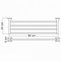WasserKRAFT Wern K-2511 Полка для полотенец