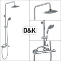 Душевая система с термостатом D&K Bayern DA2113701B09, хром