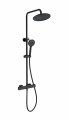 Душевая система с термостатом WONZON & WOGHAND STAY 1, Черный матовый (WW-B3051-A-MB)