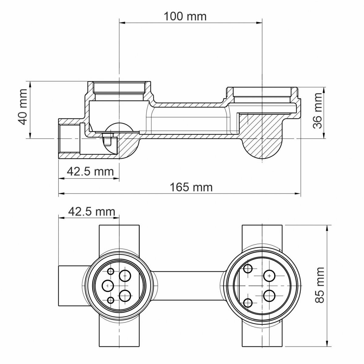 Смеситель для ванны и душа WasserKraft 2071