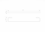 Вешалка для полотенец WONZON & WOGHAND LOTTE, Брашированное золото (WW-8312A-BG)