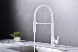 Смеситель для кухни Paulmark HALT, белый матовый, Ha214021-WH