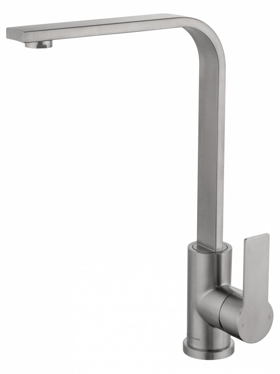 Смеситель для кухни WONZON & WOGHAND,  Брашированный никель (WW-AE4550-BS)