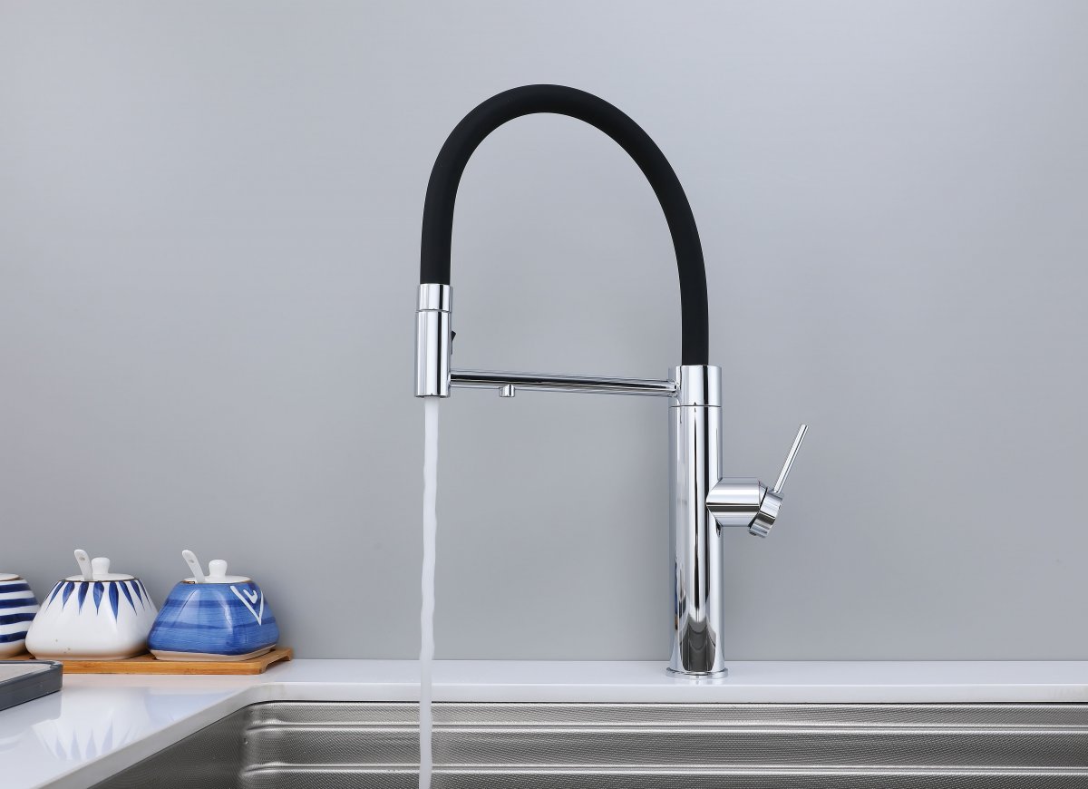 Смеситель для кухни Paulmark GANYMEDE, хром, Ga213199-CR