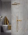 Встраиваемая душевая система TIMO Saona SX-2349/17SM, матовое золото