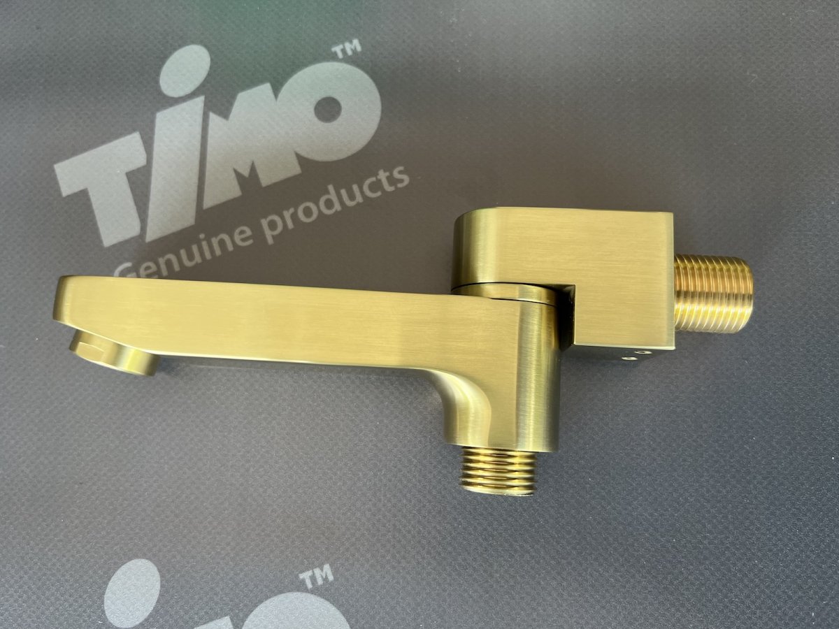 Встраиваемая душевая система с термостатом TIMO Petruma SX-5049/17SM, матовое золото