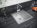 Смеситель для кухни Paulmark SPRING, брашированная сталь, Sp212067-BS