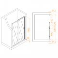 Душевая дверь RGW PA-14Gb
