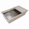 Мойка Paulmark LUMI-MULTI SINK 74 UNI, латте, 740х450мм, LU-MULTI 74-LA
