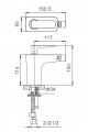 Смеситель для биде WONZON & WOGHAND SHARK, Хром (WW-485001-CR)