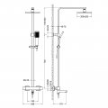 Душевая система с термостатом TIMO Tetra-thermo SX-0169/00, хром