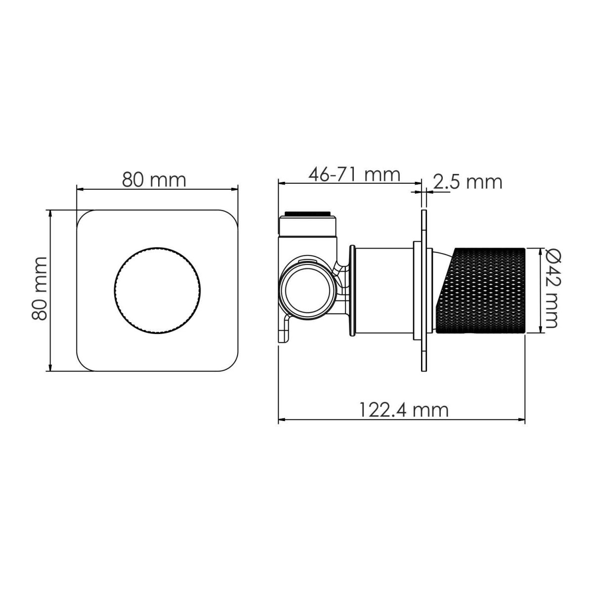 Смеситель для душа WasserKraft 8251