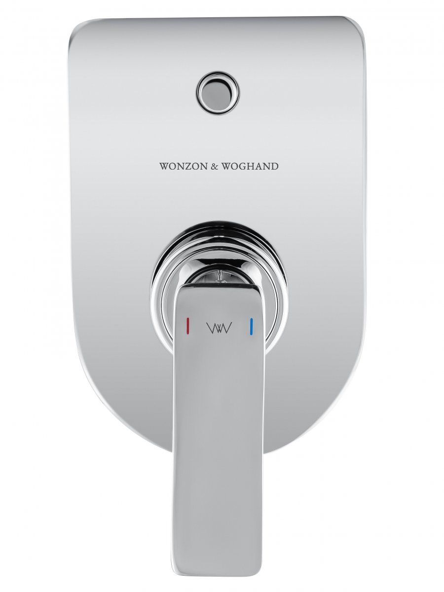 Смеситель для ванны встраиваемый WONZON & WOGHAND SHARK, Хром (WW-483700-CR)