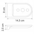 Мыльница WasserKraft 8369W