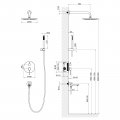 Встраиваемая душевая система TIMO Saona SX-2379/00SM, хром