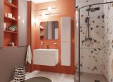 Комплект мебели ESTET Kare Luxe 900х450 подвесной 1 ящик (ШхГхВ) 898х446х477