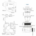 Душевой поддон WasserKraft 26T00