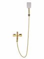 Смеситель для ванны WONZON & WOGHAND FLEX, Брашированное золото (WW-639906-BG)