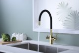 Смеситель для кухни Paulmark SALIX, золото, Sa213419-G