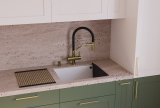 Omoikiri Akeno LG светлое золото смеситель для кухни 4994546