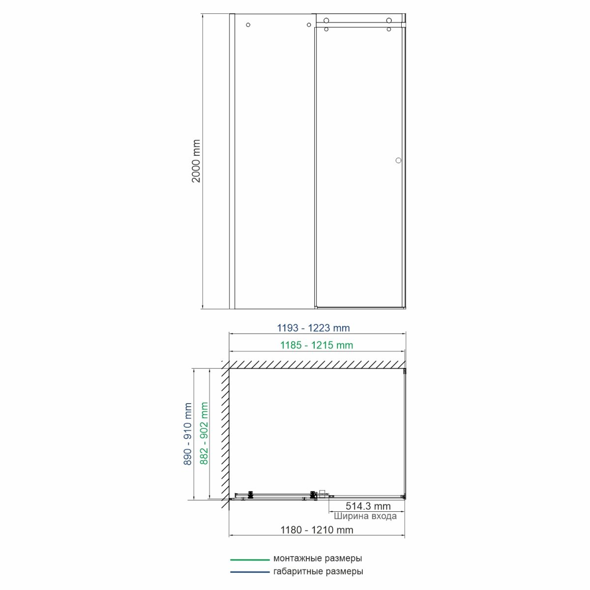 Душевой уголок WasserKraft 56R07