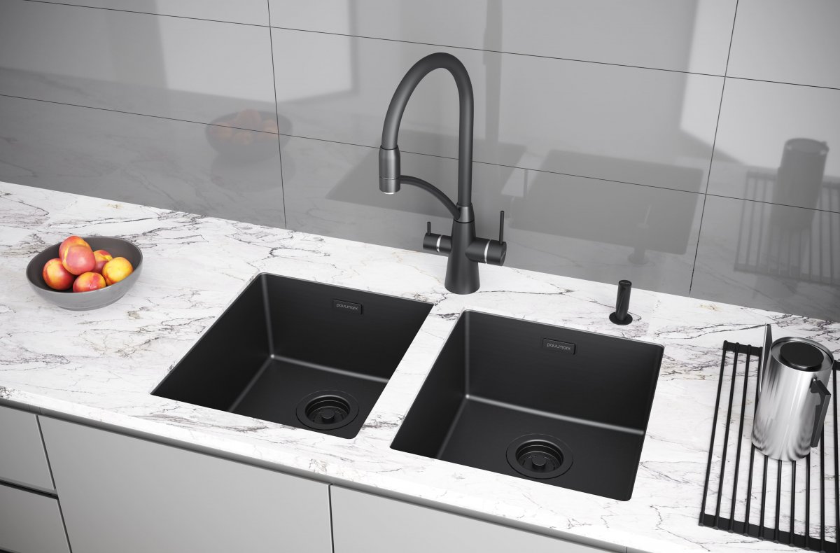 Смеситель для кухни Paulmark SIEGEN, антрацит, Si213111-AN