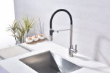 Смеситель для кухни Paulmark MAGNETO ONE, брашированная сталь, Ma213188-BS
