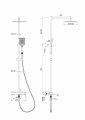 Душевая система WONZON & WOGHAND DIAMOND, Брашированное золото (WW-88739011-BG)