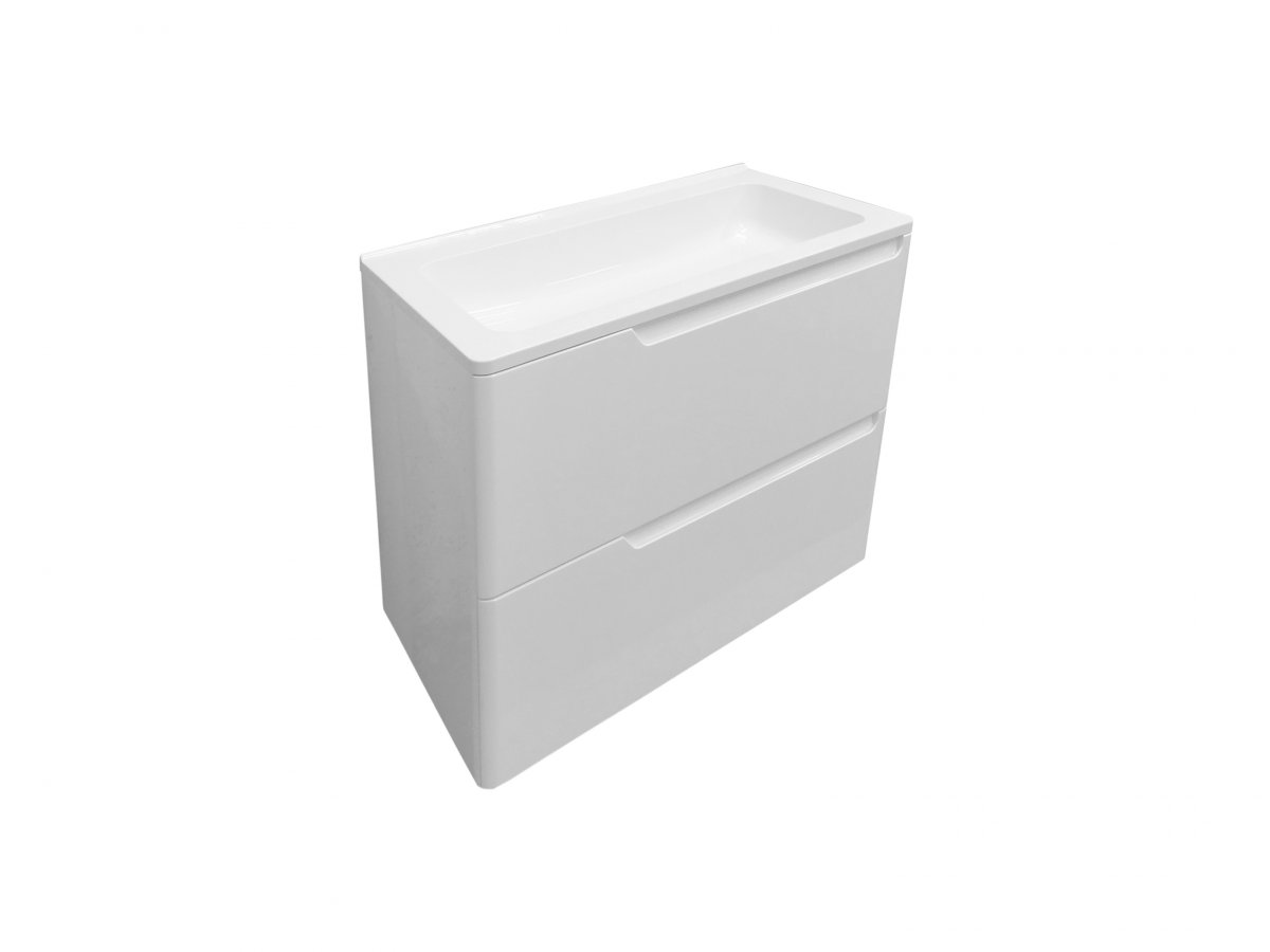 Комплект мебели ESTET Kare Luxe 600х450 подвесной 2 ящика (ШхГхВ) 598х446х607
