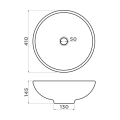 Раковина для ванной Omoikiri HITOMI-WH MARBLE белый мрамор 4972078