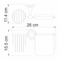 Держатель туалетной бумаги и освежителя WasserKraft 7059