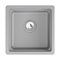 Мойка для кухни Granula Kitchen Space 4501iU алюминиум, 45х45 см, квадратная