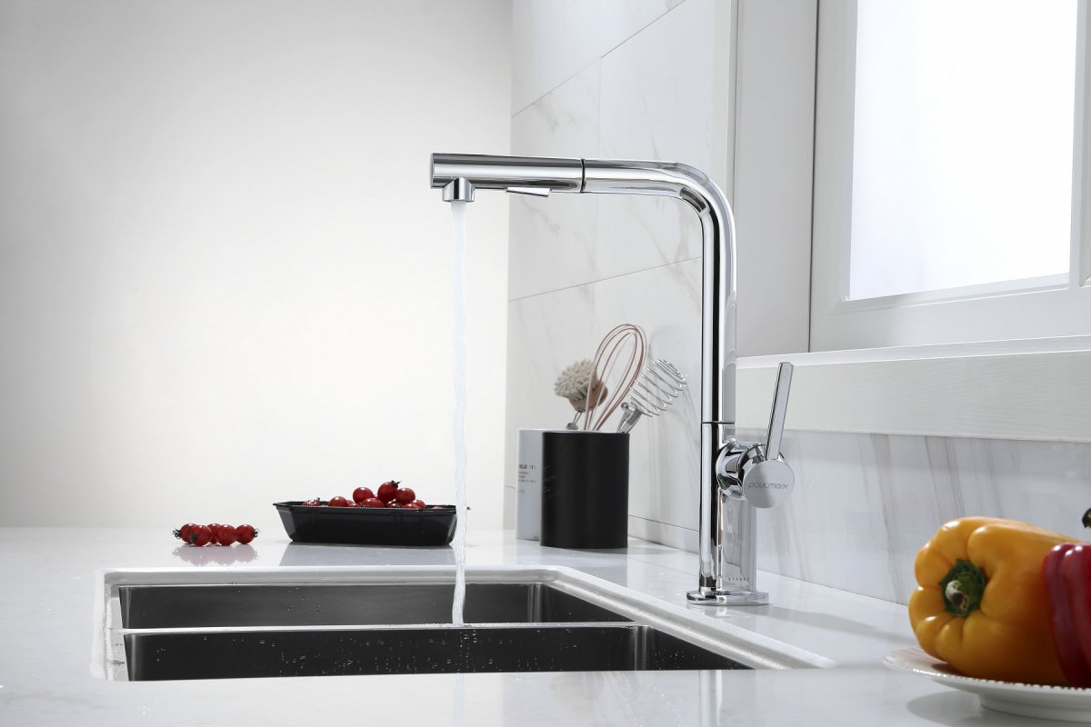 Смеситель для кухни Paulmark NEO, хром, Ne214419-CR