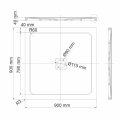 Душевой поддон WasserKraft 58T03