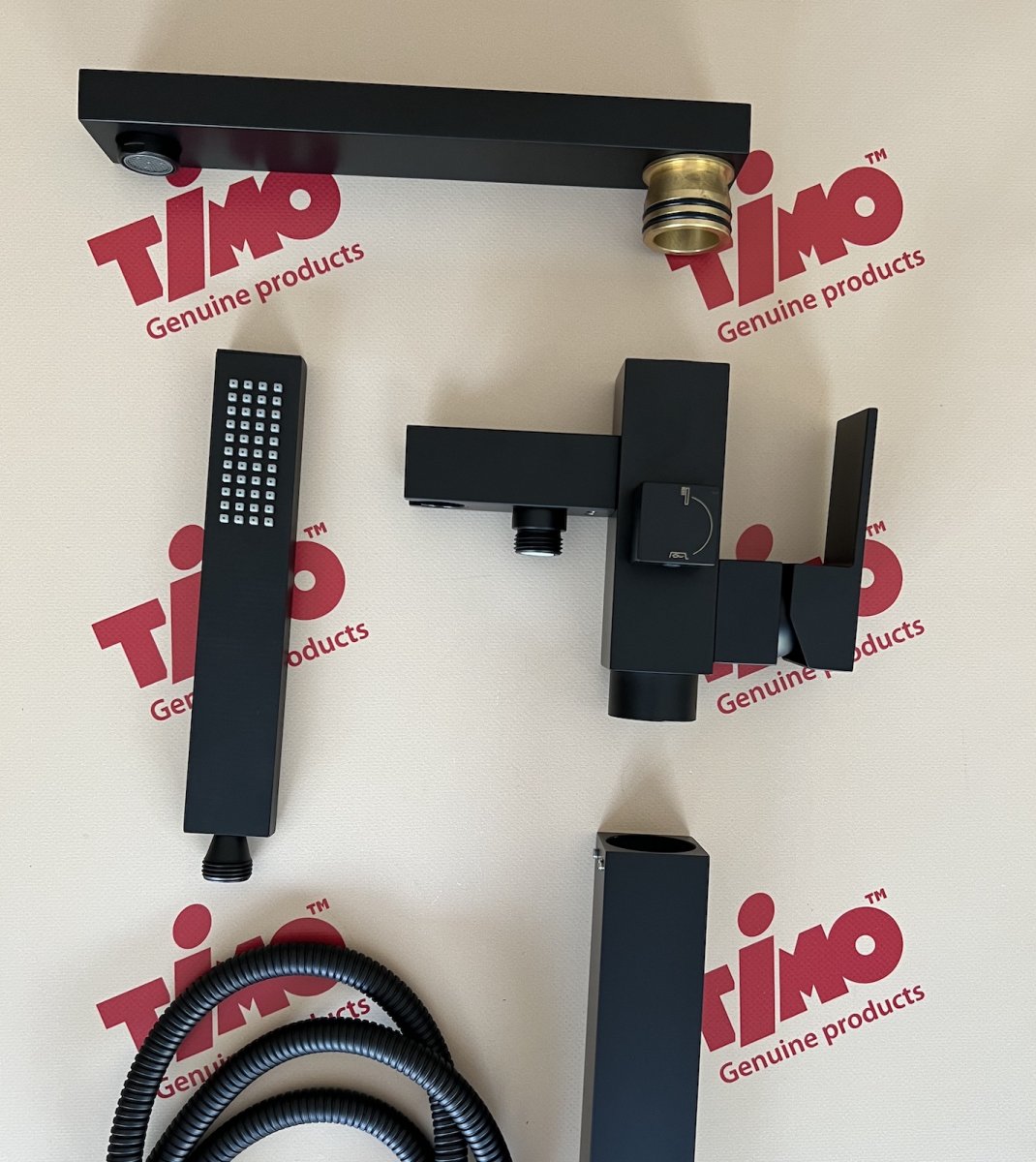 Напольный смеситель для ванны TIMO Selene 2200/03Y-CR, черный