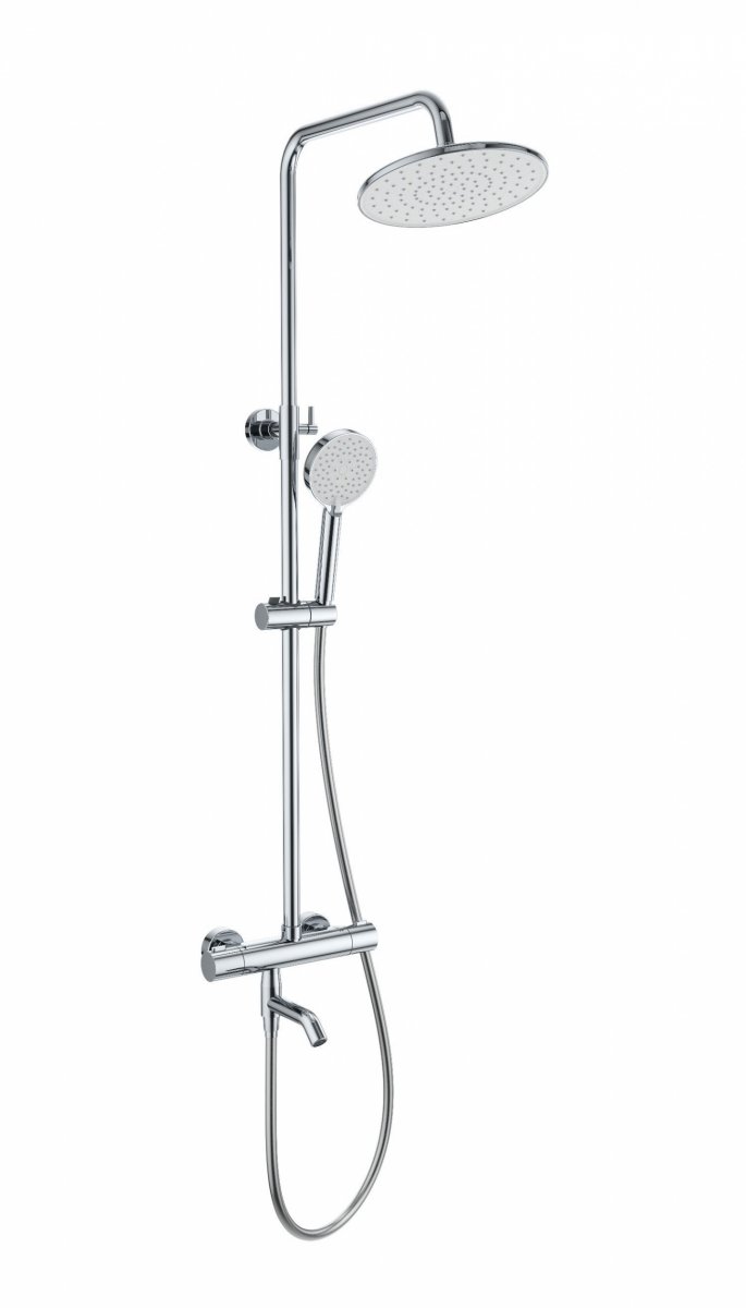 Душевая система с термостатом WONZON & WOGHAND INN 4, Хром (WW-B3047-A1-CR)