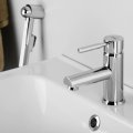 Смеситель для раковины с гигиенической лейкой Wasserkraft Main 4108