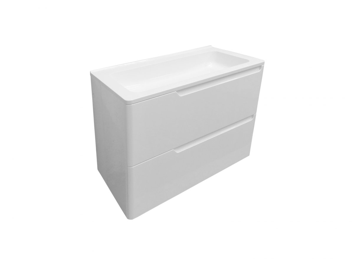 Комплект мебели ESTET Kare Luxe 700х450 подвесной 2 ящика (ШхГхВ) 698х446х607