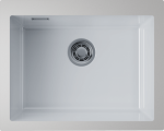 Мойка Omoikiri Omishima 60-U-WH Glossy Natceramic, белый глянцевый, арт. 4997512