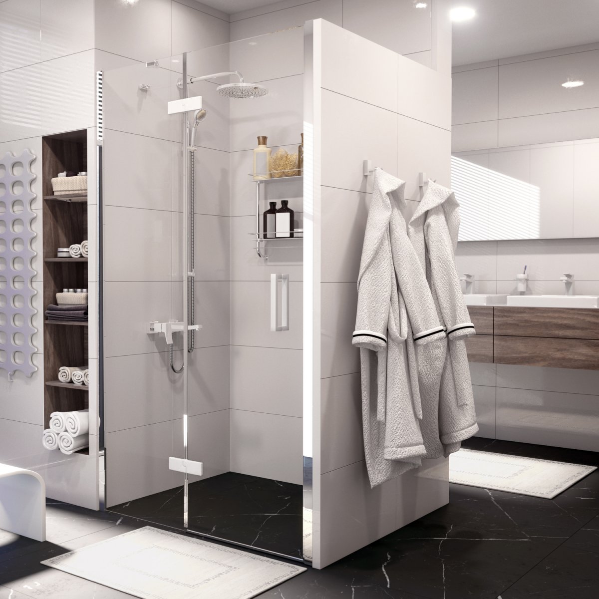 Душевая дверь WasserKraft 10H05LWHITE
