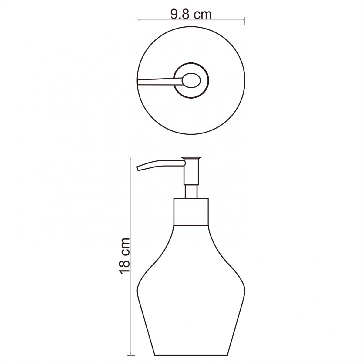 WasserKRAFT Dinkel K-4699 Дозатор для жидкого мыла