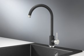 Смеситель для кухни Granula Standart ST-4031 чёрный